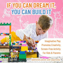 Strictly Briks Classic Bricks Starter Kit, Red, 96 Pieces, 2x4 Studs, Building Creative Play Set for Ages 3 and Up, 100% Compatible with All Major Brick Brands by TinyTreasures Baby Boutique
