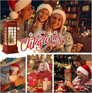 House & Garden Decoration,Christmas Lantern with 8 Pieces of Music,Sparkling Crystal Keep Circling Around The Snowman Families Music Box as a (Christmas Child) by CozyNest Decor