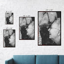 Personalized Gifts for Mom Family Names Street Custom Multi-Name Date of Birth Vintage Street Sign Happy Mothers Day Canvas Wall Art Best Christmas Gifts for Mommy from Daughter Son Children Kids