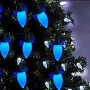 C9 Christmas Lights Outdoor 50 LED Blue Strawberry 34.5ft Waterproof Xmas String Light for Garden Yard Home Party Holiday Christmas Tree Indoor Decoration(Blue) by GreenHaven Gardens