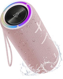 Bluetooth Speaker,30W Portable Wireless Speaker with TWS,IPX7 Waterproof, 8H Playtime, LED Lights,for Pool/Beach/Shower, Blue Gifts, Electronic Gifts by TinyTreasures Baby Boutique