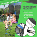 14FT 12FT 10FT 16FT Trampoline with Safety Enclosure, Anti-Rust Coating – ASTM Certified, Heavy-Duty Outdoor Trampoline with Ladder – for Kids & Adults by TinyTreasures Baby Boutique