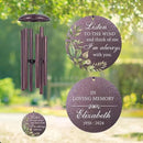 ASTARIN 36" Large Deep Tone Personalized Sympathy Wind Chimes, Memorial Wind Chime for Loss of Mother Father Loved One, Bereavement Gifts Decor Outdoor Patio Garden Graveyard by CozyNest Decor