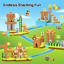 Magnetic Blocks- Magnetic Building Blocks Magnet Cube Toys Stacking, Build Forest Toys & Games Set, STEM Sensory Play, Birthday Giftsfor Kids Boys Girls Age 3 4 5 6 7 8 9 10 (54pcs 1inch) by TinyTreasures Baby Boutique
