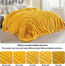 GONAAP Fuzzy Faux Fur Throw Blanket Queen Size Mustard Yellow Super Soft Cozy Plush Fuzzy Shaggy Blanket for Couch Sofa Bed (Mustard Yellow, Queen(90"x90")) by CozyNest Decor