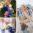Cerbonny Small Cooler Bag Freezable Lunch Bag for Work School Travel, Leak-proof, Insulated, Waterproof, Portable, Pink Checkerboard, 2.5L by TinyTreasures Baby Boutique