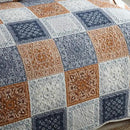 NEWLAKE Quilt Bedspread Sets-Color Block Pattern Reversible Coverlet Set,Queen Size by CozyNest Decor