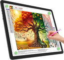 TOHETO A3 Light Board for Diamond Painting, Super Bright Magnetic Light Pad with Side Buttons, Lightbox for Tracing and Drawing, Corded Light Table for Sketching, Animation, Weeding Vinyl (Black) by TinyTreasures Baby Boutique