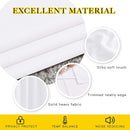 NICETOWN White Curtains for Sliding Door - 52 by 95, 2 Pieces, Blocking Out 50% Sunlight Window Treatment Modern Design Curtain Panels for Dining Room by TinyTreasures Baby Boutique