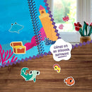 Stick4Ever Jelly Sticker Book - for Kids - Waterproof, Easy to Clean Jelly Stickers - Busy Book for Toddlers with 50 Pcs of Jelly Stickers (Under The Sea) by TinyTreasures Baby Boutique