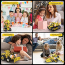 5-in-1 STEM Robot Building Kit for Kids Ages 8-16, Remote & App Controlled, Rechargeable Engineering Learning DIY Coding Toy, Educational Building Blocks Gift for Girls & Boys (673 PCS) by TinyTreasures Baby Boutique