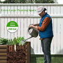 6x3x2 ft Raised Garden Bed, Large Metal Planter Raised Beds, Planters for Outdoor Plants for Vegetables, Flowers, Herbs, Fruits, and Succulents.(2 Pcs) by CozyNest Decor