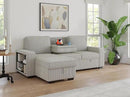 91-inch Reversible Sectional Sleeper by CozyNest Decor