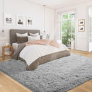 5x8 Area Rug for Living Room: Fluffy Shag Soft Washable Rugs Fuzzy Plush Indoor Carpet for Bedroom Nursery Playroom Dorm Kids Girls Boys Room (Grey, 5'x8') by TinyTreasures Baby Boutique
