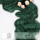Emerald Green 20 Pack Cheesecloth Table Runner 10FT Boho Fabric Rustic Cheese Cloth Table Runner for Wedding 20 x 120 Inch Long Bridal Shower Baby Shower Gauze Sheer Birthday Party Table Decorations by CozyNest Decor