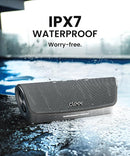 Cleer Scene Wireless Bluetooth Speaker, Simple Fast Pairing, Waterproof IPX7, 12Hrs Play time, Deep Bass, Built-in Mic, Powerful Portable Speakers, for Outdoor & Party, Home, Grey by TinyTreasures Baby Boutique