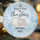 Personalized Baby First Christmas Ornament 2025 - Custom New Babies Ornament - Sweet Gift for New Parents - Baby Xmas Decoration - Christmas, Birthday Gift for Babies, Boy, Girls, Mom, Dad by TinyTreasures Baby Boutique