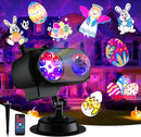 LED Projector Lights, Easter Decor Outdoor&Indoor Rotatable Lamp, Halloween Christmas Projector with 10 Themes, Waterproof Landscape Decorative Lighting Garden Party New Year Xmas by GreenHaven Gardens