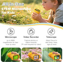 Microscope for Kids 1000X Digital, Handheld Kids Microscope HD Screen Video Record, Portable Miniscope STEM Toys, Birthday Gifts for 3 4 5 6 7 8-12 Year Old Boys Girls, 8GB TF Card Included by TinyTreasures Baby Boutique