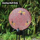 Gazing Ball 8 Inch Bee Glass Mosaic Garden Globe Outdoor Gazing Globe Yard Ornament for Garden Yard Home Lawn Outdoor Decoration Gift for Women (Not Solar Powered) by CozyNest Decor
