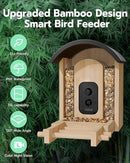 Bird Feeder with Camera, Smart Wild Bird Feeder for Outdoors with AI Identify, Solar Bird Feeder Watching Camera Auto Capture Birds & Real-time Notifications, Gifts for Birdlover (Arch) by CozyNest Decor