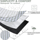 Extra Large Picnic Blanket 80''x 80'' Waterproof Foldable Picnic Mat for Beach, 5-Layer Outdoor Blanket for 6 to 8 Adults,Camping Grass Lawn Park Accessories Couple Park Wedding Registry(Green) by TinyTreasures Baby Boutique