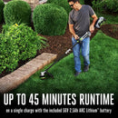 EGO POWER+ String Trimmer, Battery Powered, 16" Trimmer for Weeds and Grass with POWERLOAD, Telescopic Carbon Fiber Shaft, Includes 56V 2.5Ah Battery and Charger - ST1611T by GreenHaven Gardens