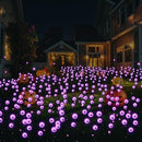 Halloween Decorations Outdoor Solar Scary Eyeball Lights, 2-Pack 16 LED Halloween Decor Solar Garden Lights, Waterproof Halloween Yard Decorations Swaying Halloween Pathway lights for Patio Lawn Party by GreenHaven Gardens