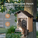 Smart Squirrels-Proof Bird Feeder with Camera Solar Powered, AI Identify Bird Species, Instant Notification Camera, CCPA Data Security, 3.2L Ultra Large Capacity Gift by GreenHaven Gardens