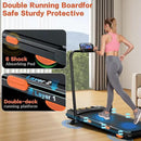 7.8MPH Incline Treadmill for Home, Walking Pad with Handle Bar, Under Desk Compact Treadmill with 350 Lbs Capacity, LED Display & APP, Remote Control, 3.0HP by CozyNest Decor
