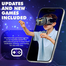 VR Headset + Math Games [Multiplication Subtraction etc] Virtual Games: Gift for Boys & Girls. Cool Educational Toys for Kids 5 6 7 8… Years Old. Virtual Reality Learning Resources Grade 1 2 3 4…8 by TinyTreasures Baby Boutique
