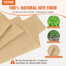 VEVOR Burlap Fabric Roll, 14” x 30 ft High Density Natural Jute Fiber Material for Outdoor Plant Care, Tree Wrap Roll, Decor, DIY Crafts, Wedding, Garden Weed Barrier, Plants & Trees Winter Covering by GreenHaven Gardens