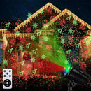 Christmas Laser Lights Outdoors Decoration Projector Light Waterproof LED Star Show for Xmas Decor House Home Yard Garden Patio Wall Indoor, Red and Green with Wireless Remote by GreenHaven Gardens