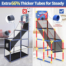 Kids Arcade Basketball Game with Electronic Scoreboard and Cheer Sounds, Indoor Outdoor Basketball Hoop with 4 Balls, Game Toy Gift for Ages 3-12 Boys and Girls by TinyTreasures Baby Boutique