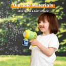 JOYIN 2 Kids Bubble Guns with 4 Bottles Solution, Automatic Bubble Machine Gun with 8 Holes for Kids, Adults, Summer Toys, Easter Basket Stuffers, Birthday Gift, Party Favors by TinyTreasures Baby Boutique