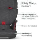 UPPAbaby Alta V2 High Back Booster Seat/Seven-Position, Active Support Headrest for Growing Children/SecureFit Integrated Belt Guide + Positioner/Cup Holder Included/Greyson (Grey Mélange) by TinyTreasures Baby Boutique