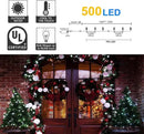 164Ft 500 LED White Christmas Lights, Waterproof 8 Twinkle with Memory Functions Christmas Tree Lights for Indoor Outdoor Christmas Tree Garden Decoration (164FT, White) by GreenHaven Gardens