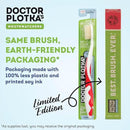 MOUTHWATCHERS Soft Flossing Manual Toothbrush for Adults, 2 Pack, Red, Ultra Clean, Good for Sensitive Teeth and Gums, by Dr. Plotka's by CozyNest Decor