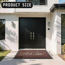 Yimobra Welcome Mat, Heavy Duty Sturdy Door Mats for Home Entrance Outdoor Indoor, Front Doormat for Outside Patio Floor Entry Porch Garage Office, Waterproof, Low Profile, 60 x 36, Maroon by CozyNest Decor