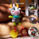 TUMAMA 4 Pack Baby Toys for 0 3 6 9 12 Months, Hanging Crib Toys for Newborn Infant Development, Car Seat Stroller Soft Plush Rattles Toy for Babies by TinyTreasures Baby Boutique