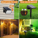 Solar Spot Lights Outdoor Color Changing, [7 Modes/10 Pack] Christmas IP65 Waterproof Landscape Spotlights, Dusk to Dawn Solar Powered Security Light for Patio Gate Walkway Pool Garden Yard Driveway by GreenHaven Gardens
