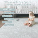 Baby Play Mats for Floor - Eden (4x6ft) - Premium EVA Foam Play Mat for Babies & Toddlers - Perfect for Tummy Time, Crawling, Playroom - Stylish & Comfortable Kids Play Mat by TinyTreasures Baby Boutique