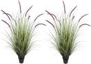 Artificial Plant 47in(2pack) Tall Artificial Grass Plant,Faux Plants Indoor Home Decorative Artificial Plants & Flowers in Pot Fake Plant, House Plant Indoor by GreenHaven Gardens