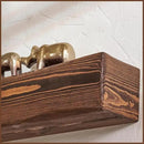 Handmade Fireplace Mantel Shelf, Extra Wide Rustic Wood Mantles for Over Fireplace, Wall Mounted Floating Mantel Shelves for Living Room Decor (Light Walnut, 72 inches) by CozyNest Decor