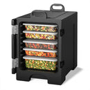 81 Quart Capacity End-loading Insulated Food Pan Carrier with Handles by DirectDeals