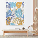 ICMOLYYENLO Tropical Palm Leaves Wall Tapestry, Wall Art for Room Decoration Beautiful Wall Hanging for Bedroom Living Room Dormitory Apartment 40x60 Inch by CozyNest Decor