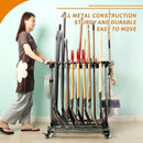 garden tool organizer metal Garage Storage Holder storage large long lawn tools heavy duty tool rack sturdy yard cart yard tool organizer for garage by GreenHaven Gardens