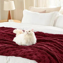 Bedsure GentleSoft King Size Blanket for Bed - Super Soft Cozy Blankets for Women Men Girls, Large Fuzzy Fleece Throw for Bedroom Decor, Red,108x90 Inches by CozyNest Decor