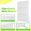 Outdoor Privacy Screen,72" H×47" W Metal Privacy Screen, Freestanding Privacy Fence Panels for Patio by GreenHaven Gardens