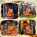 Halloween Lighted Garden Flag, Solar Yard Flag for Outside, 8 Modes Double Sided Welcome Halloween Pumpkin Outdoor Decorations for Home Porch (Pumpkin-12x18) by CozyNest Decor